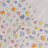 Spring flower nail stickers